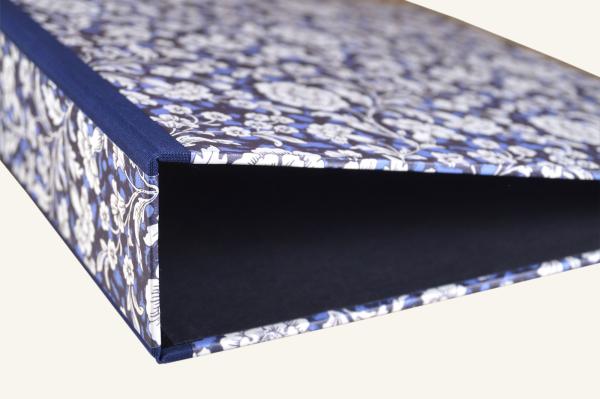 Blue folder "Fanni", handmade